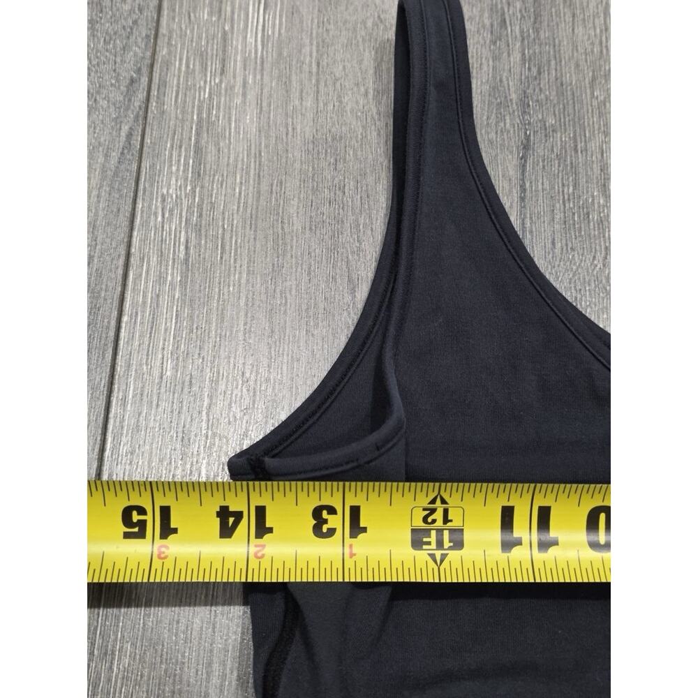 Yummie Womens Boyfriend 3-Panel Shaping Tank Black Size M A003803 - Picture 4 of 6
